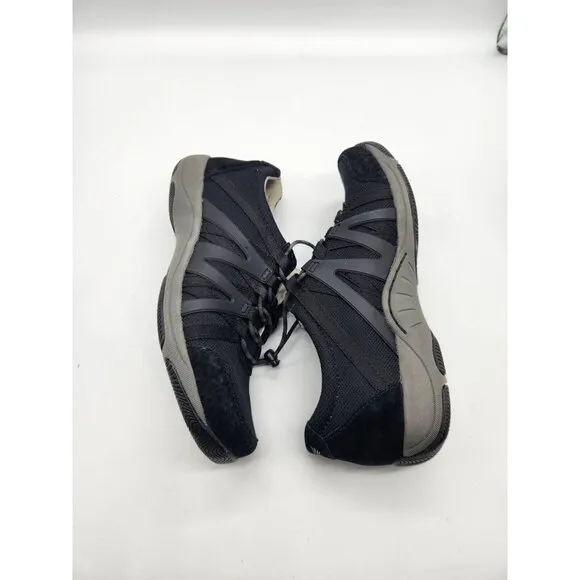 Dansko Henriette Womens Size 37 Black Suede Comfort Walking Sneakers Shoes (155)