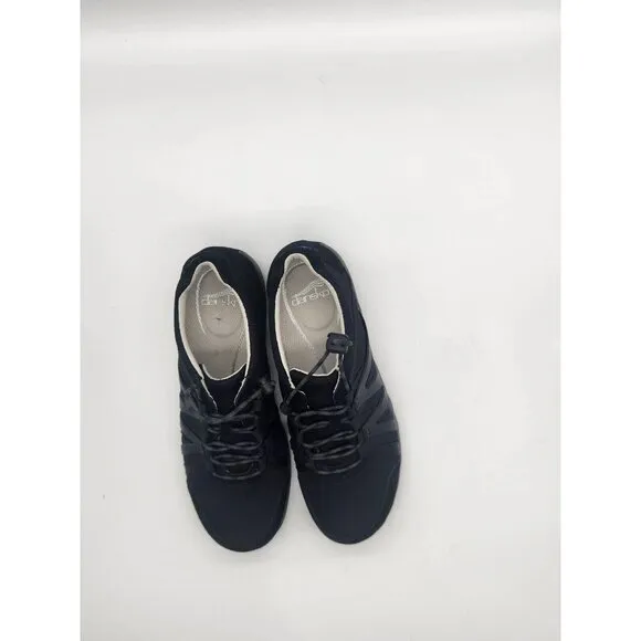 Dansko Henriette Womens Size 37 Black Suede Comfort Walking Sneakers Shoes (155)