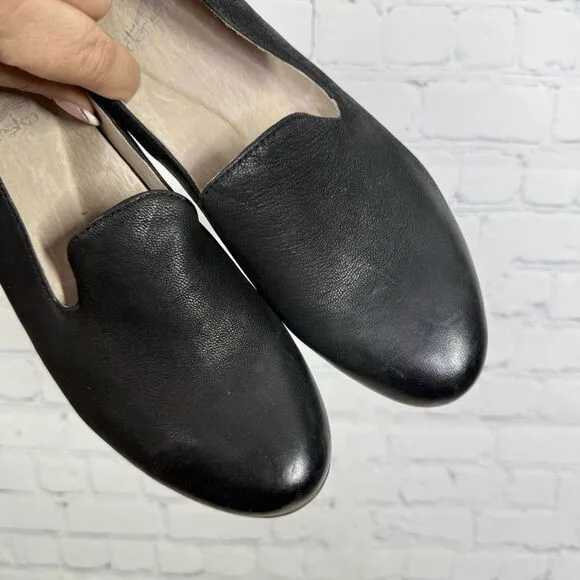 Dansko Preston Women Size 6.5-7 US  37 EU Black Fashion Career Heel Loafer