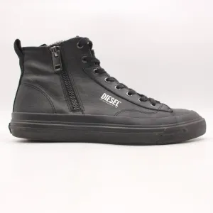 Diesel S-ATHOS DV Mid Men's Size 12 Black Sneakers Zip Lace Up Shoes RN93243
