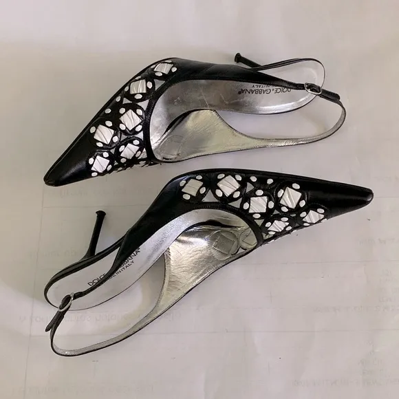 Dolce &amp; Gabbbana slingback shoes