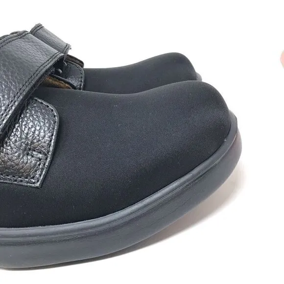 Dr Comfort Annie X Women Size 11M Black Lycra Leather Orthopedic Diabetic Shoes