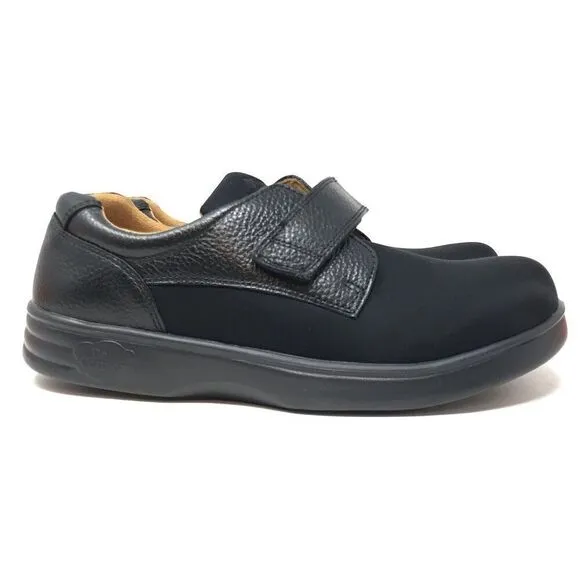 Dr Comfort Annie X Women Size 11M Black Lycra Leather Orthopedic Diabetic Shoes