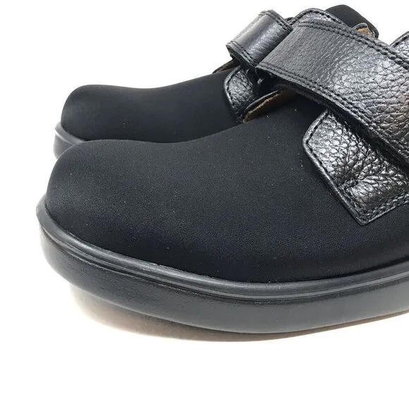 Dr Comfort Annie X Women Size 11M Black Lycra Leather Orthopedic Diabetic Shoes