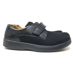 Dr Comfort Annie X Women Size 11M Black Lycra Leather Orthopedic Diabetic Shoes