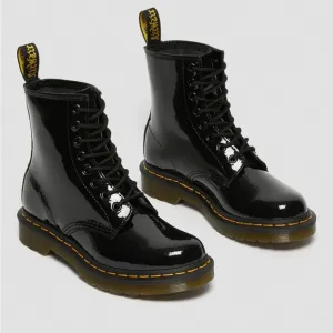Dr. Martens 1460 Women’s Patent Leather Lace Up Boots in Black Size 7