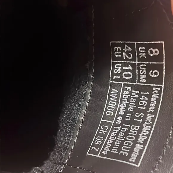 Dr. Martens 1461 Analine Steel Toe Shoes, Men’s 9