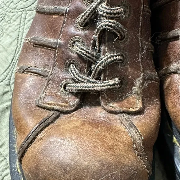 Dr. Martens Brown Leather Oxfords with Patina