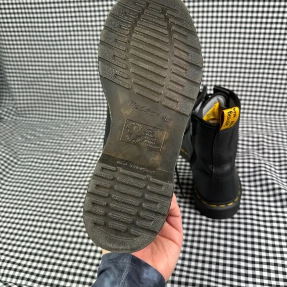 Dr Martens Industrial Steel Safety Toe 1460 Black Work Boots Women's 6 / EU 37