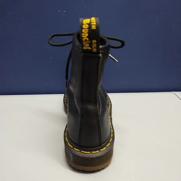 Dr Martens Safety Boots Unisex 5M/6W Black Slip Resistant Round Toe Lace Up EUC