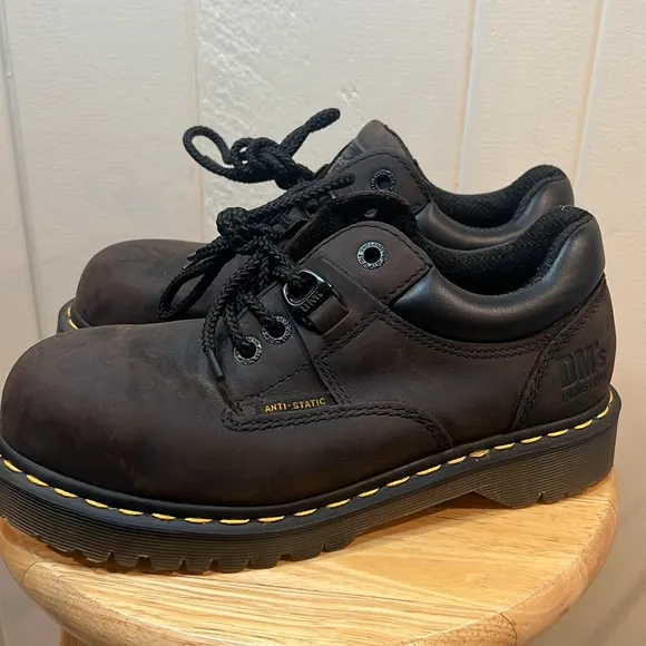 Dr. MARTENS Steel Toe Safety Boots Industrial Slip Resistant Stylish Fun