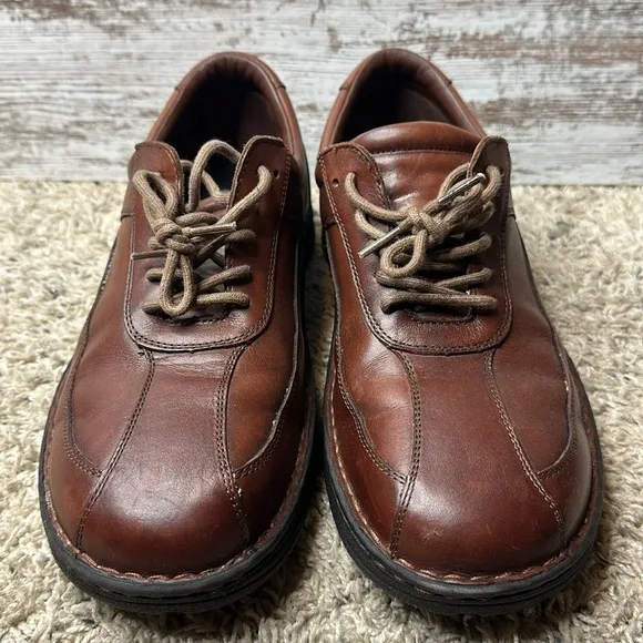 Drew Arlington Oxford Orthopedic Shoes Men's US Size 12N Brown Leather 40864-56