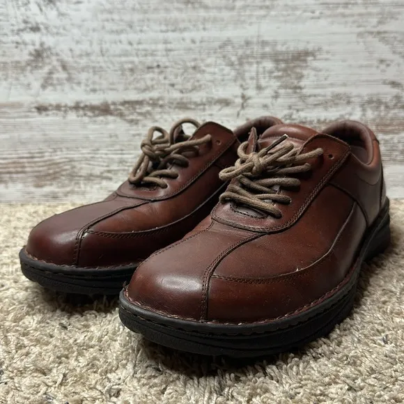 Drew Arlington Oxford Orthopedic Shoes Men's US Size 12N Brown Leather 40864-56