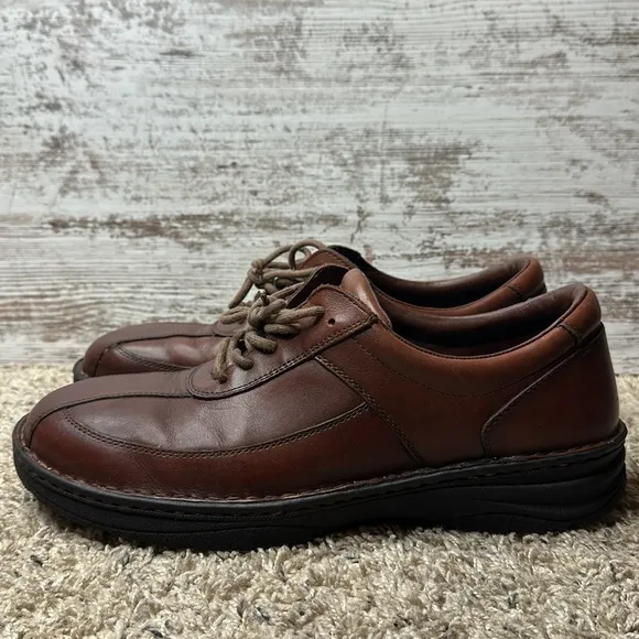 Drew Arlington Oxford Orthopedic Shoes Men's US Size 12N Brown Leather 40864-56