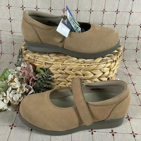 Drew Orthopedic Diabetic Leather Mary Jane Shoes Sz 7.5 W W New Comfort Shoes