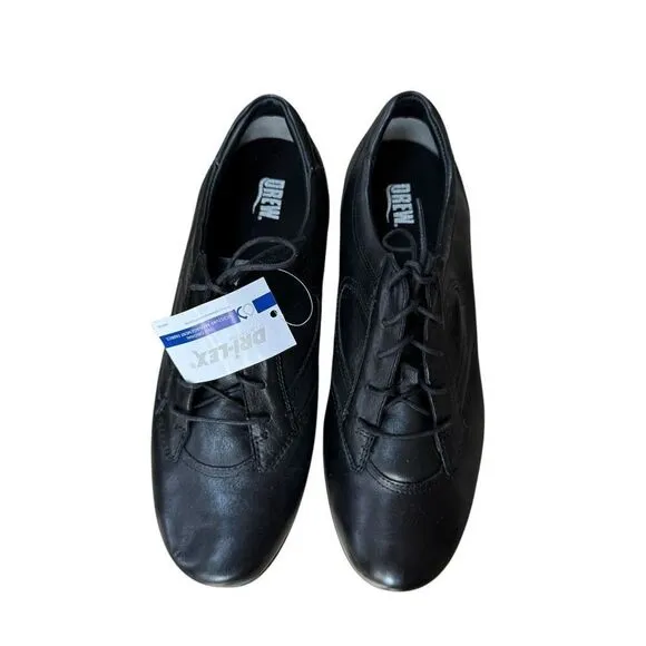 Drew Prague Comfort Shoes Leather Loafer 10.5 extra wide WW Wedge Orthopedic New