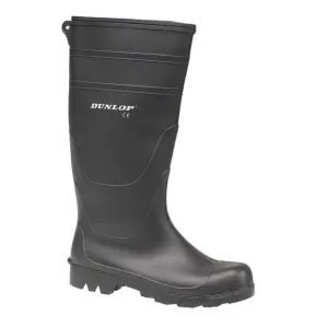 Dunlop Universal PVC Welly / Mens Wellington Boots / Rain Boots / Black