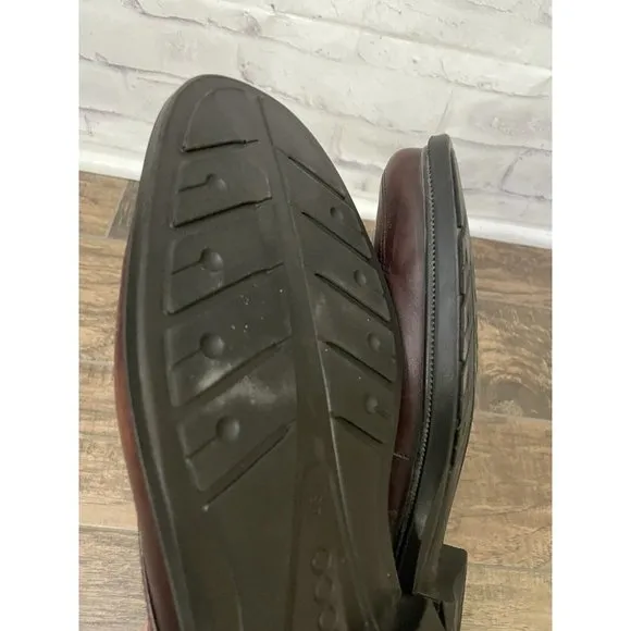 ECCO Holton Apron Slip On Dress Shoes‎ Comfort Brown Size 46 / 12-12.5