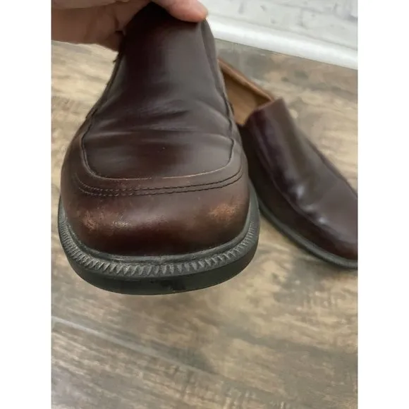 ECCO Holton Apron Slip On Dress Shoes‎ Comfort Brown Size 46 / 12-12.5