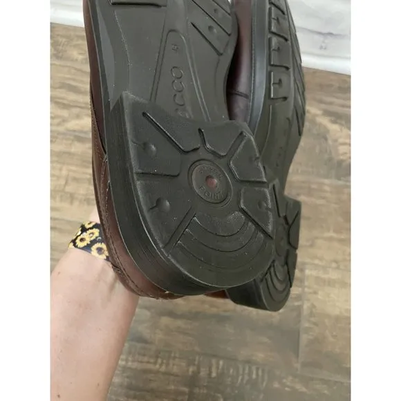 ECCO Holton Apron Slip On Dress Shoes‎ Comfort Brown Size 46 / 12-12.5