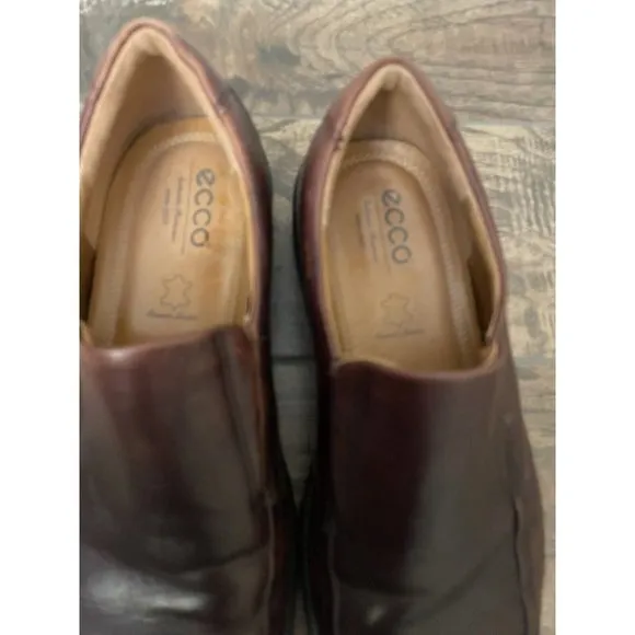 ECCO Holton Apron Slip On Dress Shoes‎ Comfort Brown Size 46 / 12-12.5