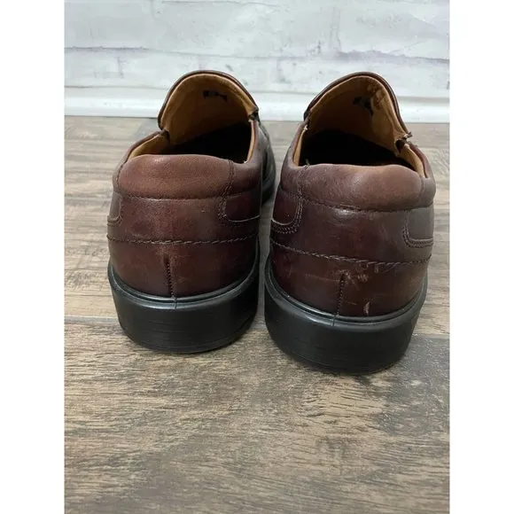 ECCO Holton Apron Slip On Dress Shoes‎ Comfort Brown Size 46 / 12-12.5