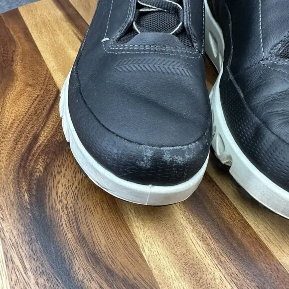 Ecco Multi-Vent Mens Gore-Tex Surround Low Top Leather Walking Shoes Size 8-8.5