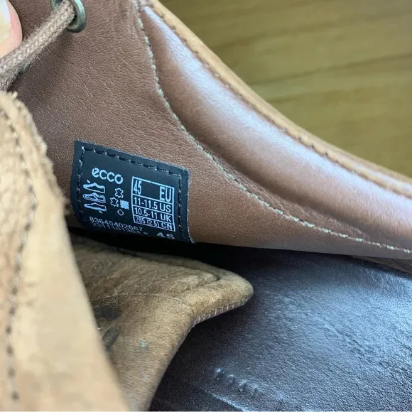 ECCO ST1 Hybrid Plain Toe Derby in Potting Soil - Size 11 - 11.5