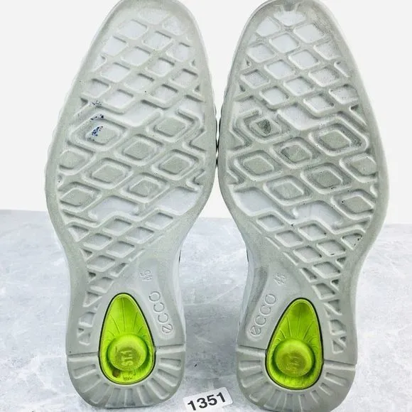 ECCO ST.1 Hybrid Lite Luxe Tie Oxford Mens‎ Size 11 Shoes Black Leather Cap toe