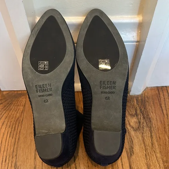 Eileen Fisher Womens Purl Navy Pull On Heels Dress Sock Boot Shoes