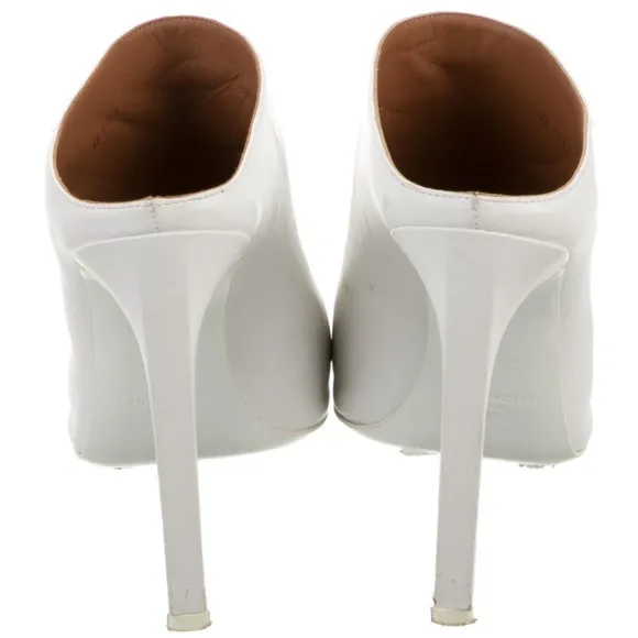 Elegant White Women's Mules