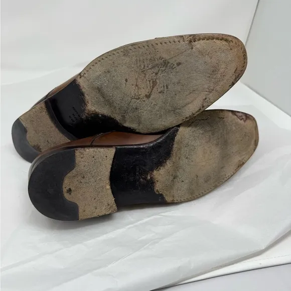 Ermenegildo Zegna Leather Cap-toe Derby Shoes