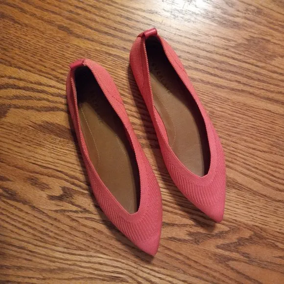 Everlane The 40 Hour Flat in Tulip Pink ReKnit