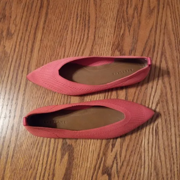 Everlane The 40 Hour Flat in Tulip Pink ReKnit