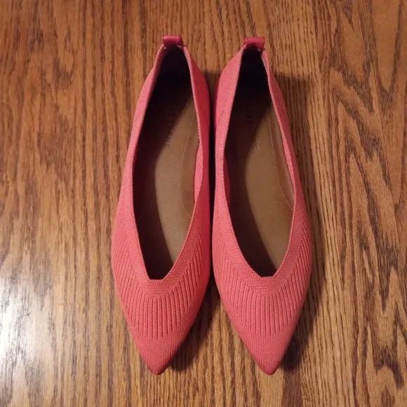 Everlane The 40 Hour Flat in Tulip Pink ReKnit