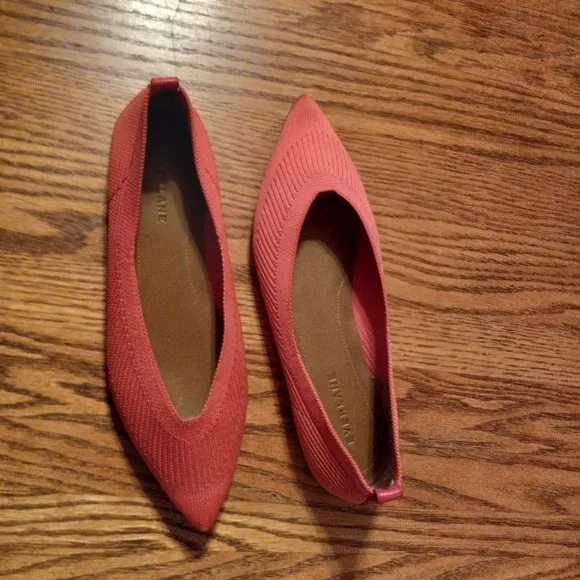 Everlane The 40 Hour Flat in Tulip Pink ReKnit