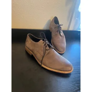 Fabio De Luca Leather Distressed Toe Lace Up Shoes Mens Size 9.5