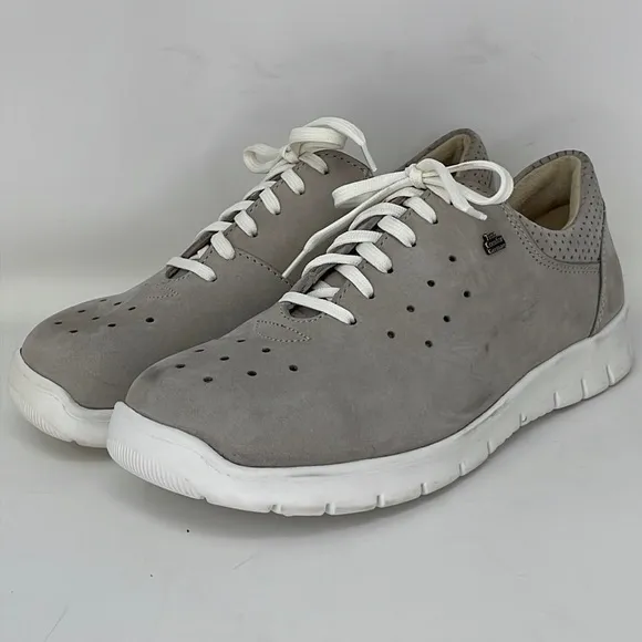 Finn Comfort Shoes NWOT Gray Sneaker Lace Up Size EU 35 US 5