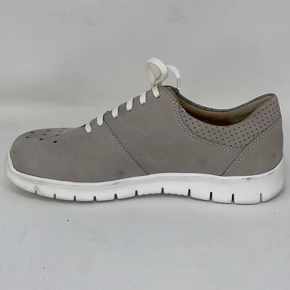 Finn Comfort Shoes NWOT Gray Sneaker Lace Up Size EU 35 US 5
