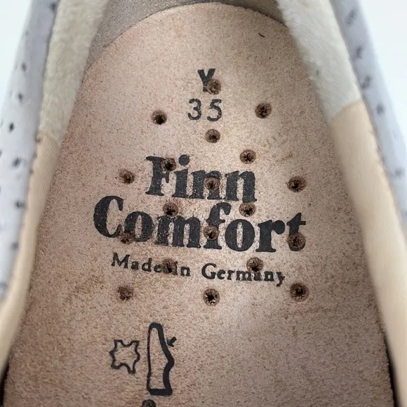 Finn Comfort Shoes NWOT Gray Sneaker Lace Up Size EU 35 US 5