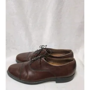 Florsheim Center Oxford Leather Men's Size 10D  Cognac Color Shoes
