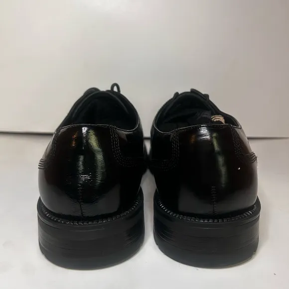 Florsheim Lexington Black Cap Toe Leather Shoes 10.5D