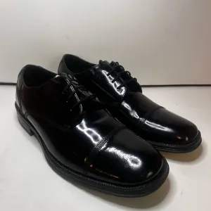 Florsheim Lexington Black Cap Toe Leather Shoes 10.5D