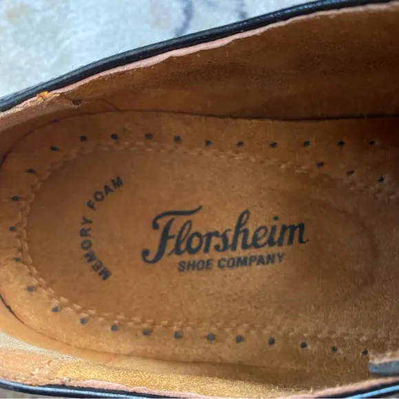 Florsheim Mens Dress Shoes Black leather Prom Formal work Professional Wedding