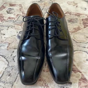 Florsheim Mens Dress Shoes Black leather Prom Formal work Professional Wedding