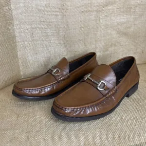 FLORSHEIM Tuscany Moc Toe Bit Loafers Brown  Extra Light Mens Size 11