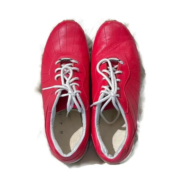 FootJoy EmBody Red Leather Golf Shoes
