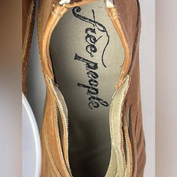 Free People Lost Valley Italian Leather Ankle Boot Size 36 (US 5-5.5)
