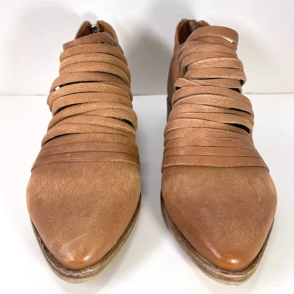 Free People Lost Valley Italian Leather Ankle Boot Size 36 (US 5-5.5)