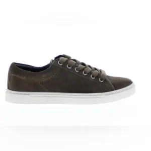 Frye &amp; Co. Sindy Moto Low Womens 6 Green Suede Lifestyle Sneakers Shoes